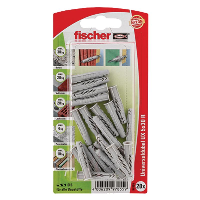 Kołek Uniwersalny Ux 8 X 50 K Fischer 10 Szt.