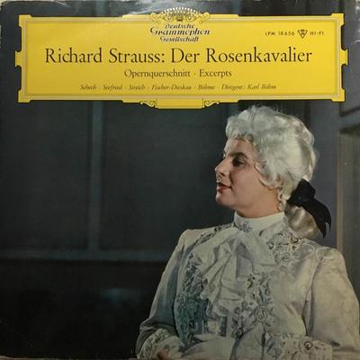 Грампластинка RICHARD STRAUSS Кавалер розы Оперный фрагмент LPM18656 Deutsche Grammo 1960 Германия Классика Б/у
