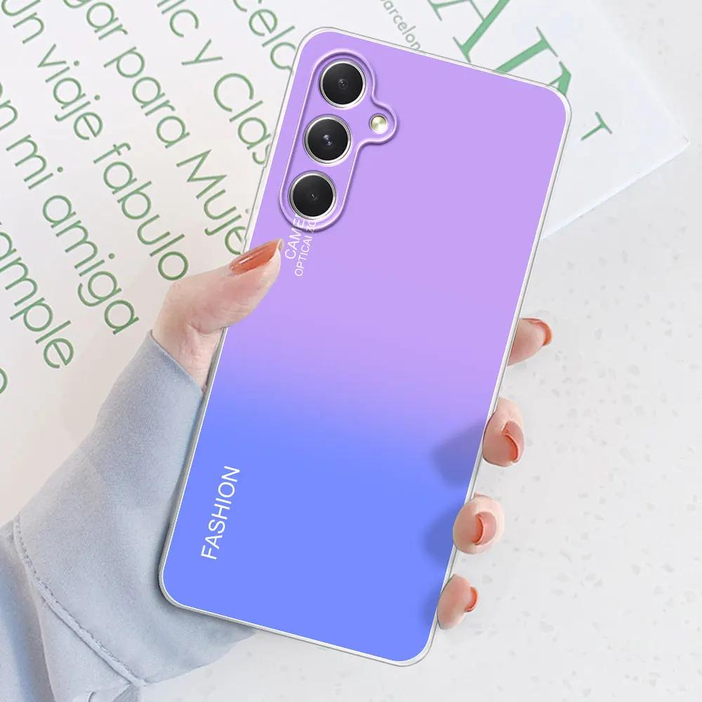 Чехол для Samsung F34 5G Чехол для Samsung Galaxy M34 5G Прозрачный Мягкий Силиконовый Чехол для Телефона для Samsung M54 F54 A54 A34 A24 A14 Coque