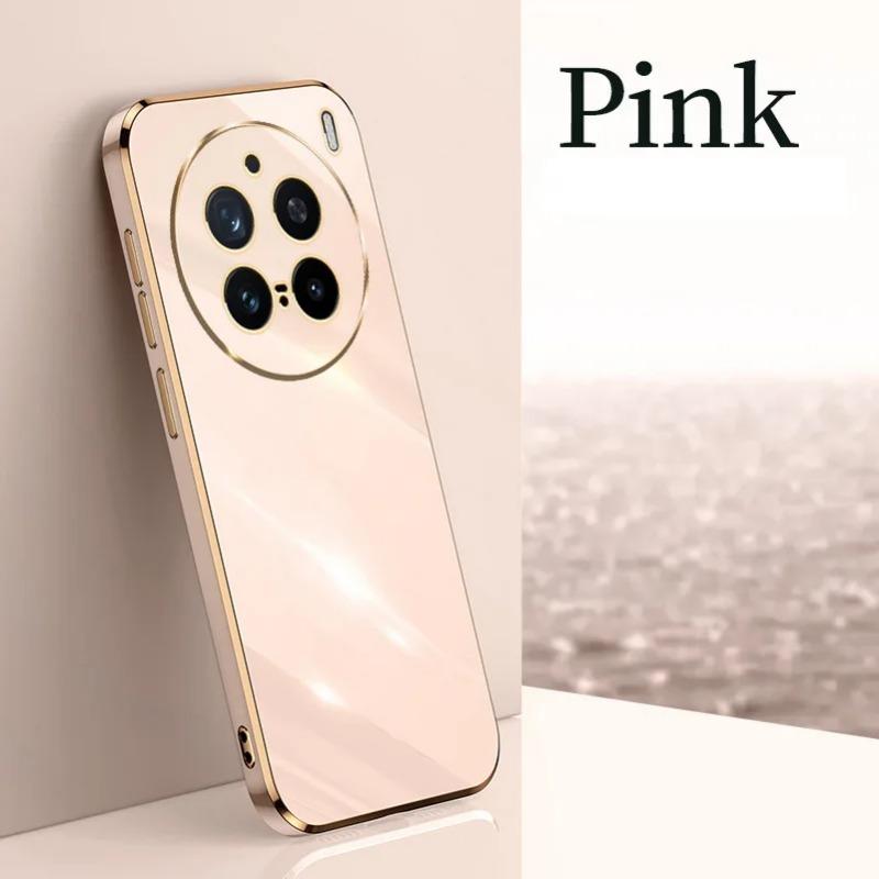 Для VIVO X200 Pro Mini роскошный чехол с покрытием для VIVO X200 Pro X100 Ultra X100s Pro X90 Pro + мягкий силиконовый защитный чехол для линз TPU, противоударный чехол