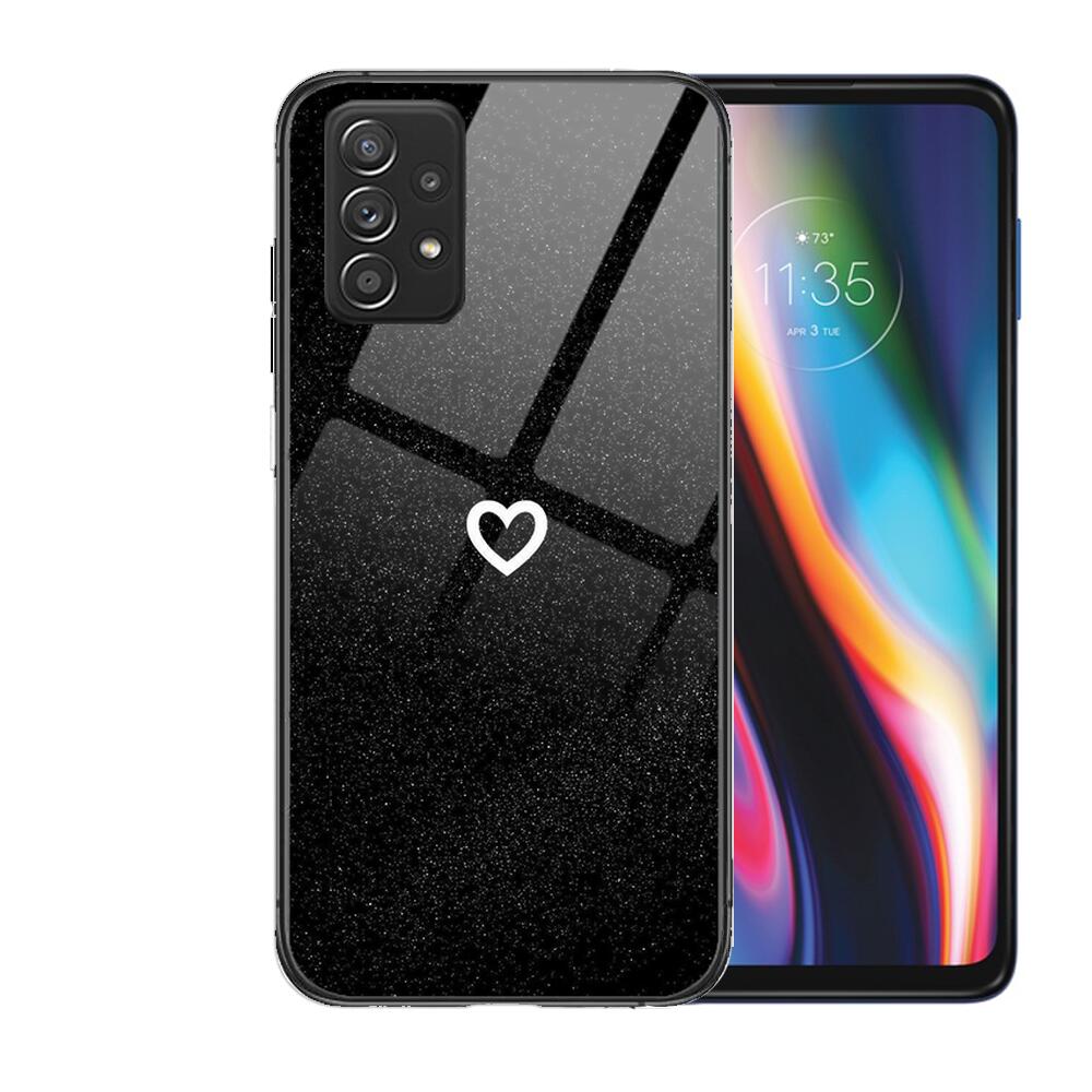 Чехол из закаленного стекла с сердечком для телефона Samsung Galaxy A51 A71 A60 A70S A70 A80 A21S A41 A20E A50 A30S 5g A32 A40S A20S plus