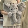 Cute Gray Party Style Soothing Elephant Plush Toy Doll Party Style Baby Elephant Doll Bed Sleeping Doll Gift