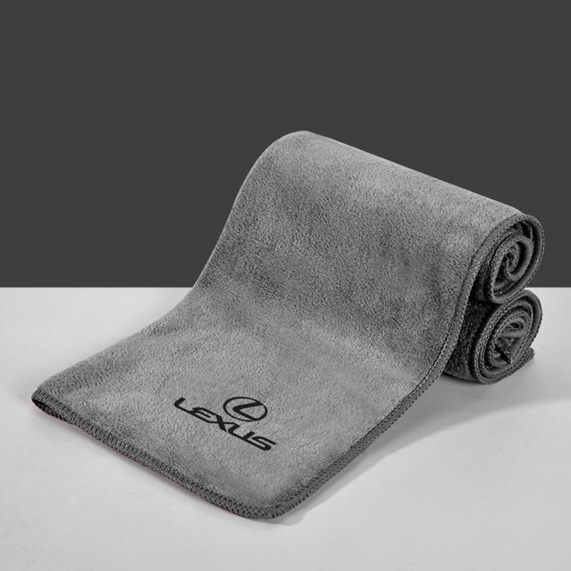 Microfiber Towel Car Wash Cloth Auto Cleaning Drying Cloth Accessories For Lexus F SPORT ES RX NX LS UX LM LX GX LC RZ IS IS300
