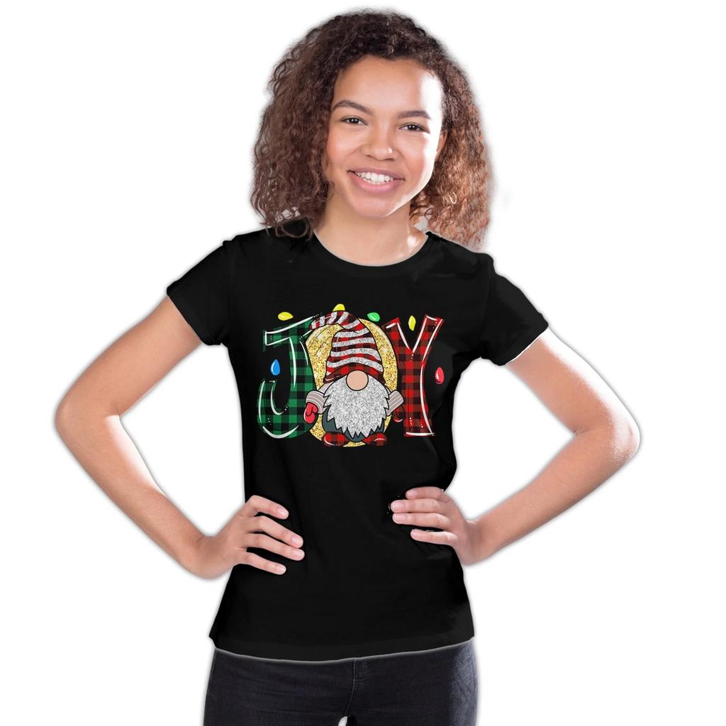 Christmas Gnome Joy Sparkle Meme Traditional Xmas Family Fun Official Youth Tees