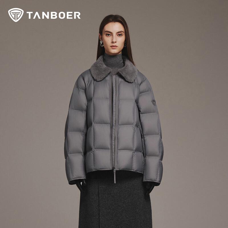 Tanboer Женская короткая пуховая куртка TB5530378Z со стойкой