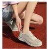 Spring New Comfortable and Lightweight Casual Sports Shoes with Flat Bottom Anti Slip Breathable Fashionable and Versatile Hollow Out Women's Shoes