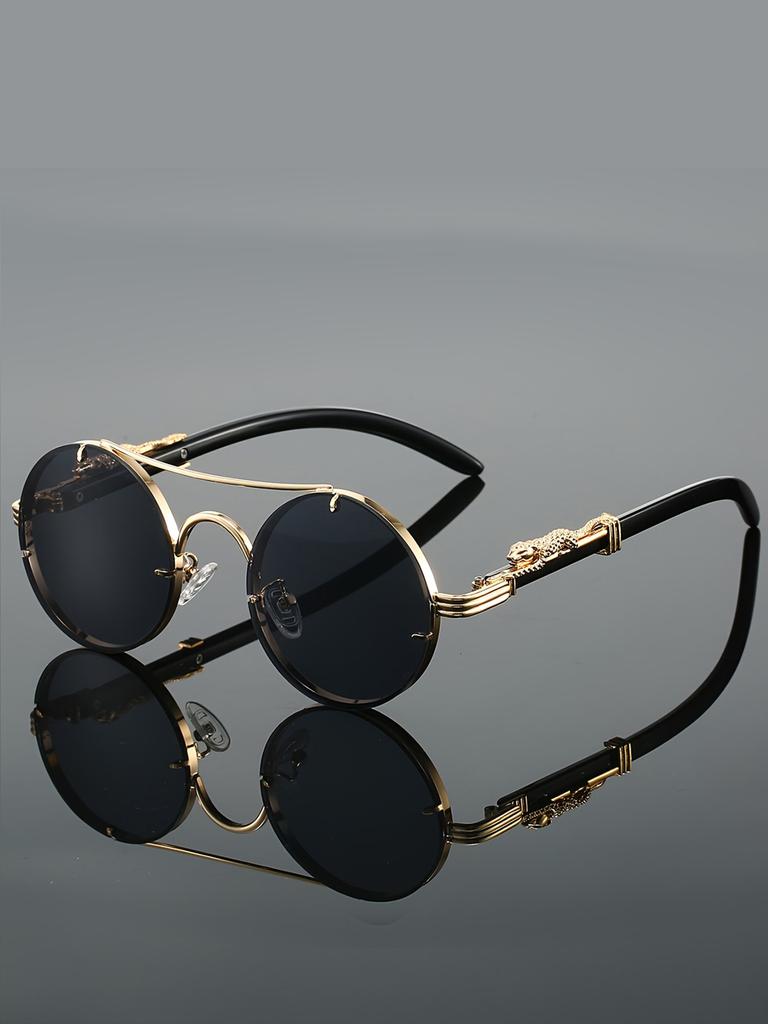 Ретро Стимпанк круглые Модные очки PC линзы Доступны в нескольких цветах для мужчин и женщин Вечеринка Отпуск Путешествие Фото