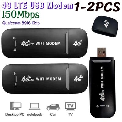 1/2 шт. Пластиковый 4G LTE USB-модем WiFi-донгл 150 Мбит/с для ноутбуков, нетбуков, UMPC, MID-устройств, сетевые аксессуары