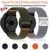 Быстросъемный нейлоновый ремешок 26 мм 22 мм 20 мм для Garmin Fenix 8 Tactix8 43/47/51 мм Браслет Garmin Quatix 8 Forerunner 965 970 Ремешок на запястье
