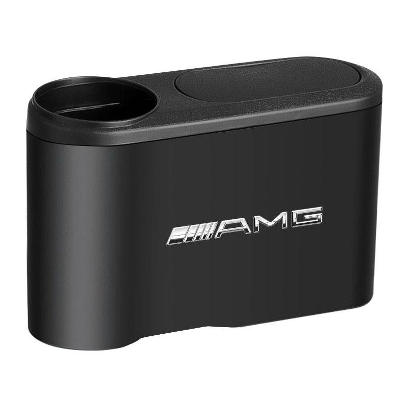 Автоэмблема мусорного ведра, контейнер для мусора, хранение, автомобильные аксессуары для Mercedes-Benz AMG C500 C200 C300 A B C E GLA CLA GLK GL ML GLE W204 W205 W203 W211