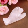 Pink Rose Quartz Angel Hand-Carved Hand-Carved Angel Statues Angel Figurine Decor  For Women