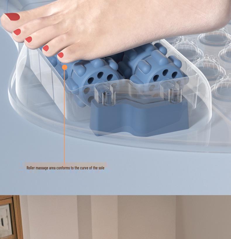 Многофункциональный акупунктурный массажный коврик для ног: Облегчение боли в подошве при беге трусцой, Терапия болезненных сухожилий, Не требует сборки