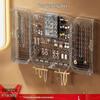 Wall-Mounted Large Jewelry Organizer: Stud Earrings, Necklace Display & Storage Box