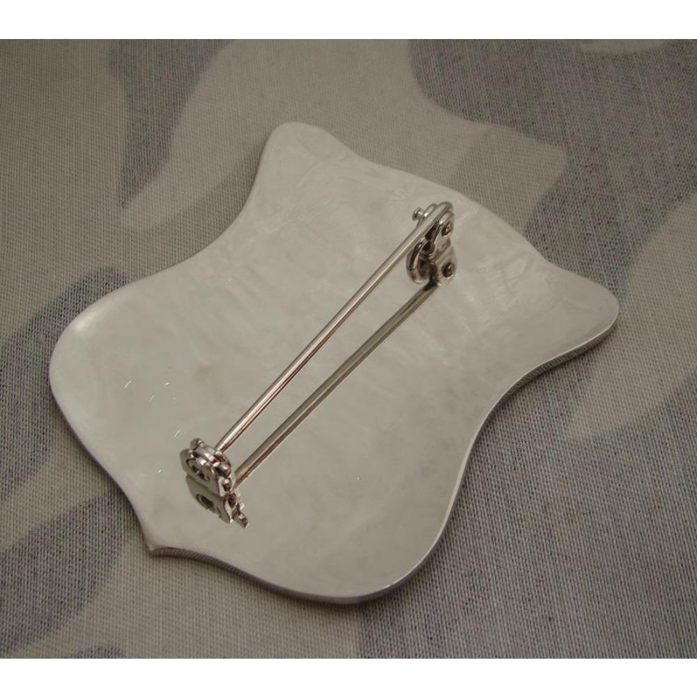 Металлический значок Бостонский значок, серебряный, медный