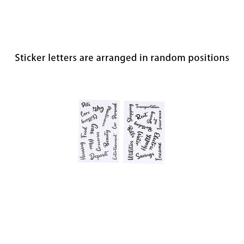 Soft PU Leather Notebook Binder Budget Planner Binder Cover with Binder Pocket Cash Envelopes Travel A6 Loose-leaf Bill Buget Sheets