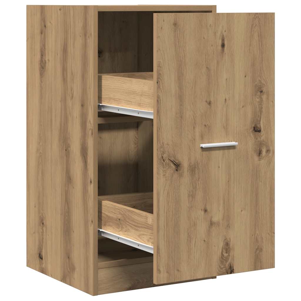 vidaXL Apothekerschrank Artisan-Eiche 40x41x77,5 cm Holzwerkstoff