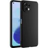 Protective Case - E.F.CONNECTION - Xiaomi Mi 11 Lite - Soft Silicone - Shockproof - Slim Black