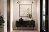 Asturia Gold Ceiling Lamp 2-Flat Golden Lamp E27