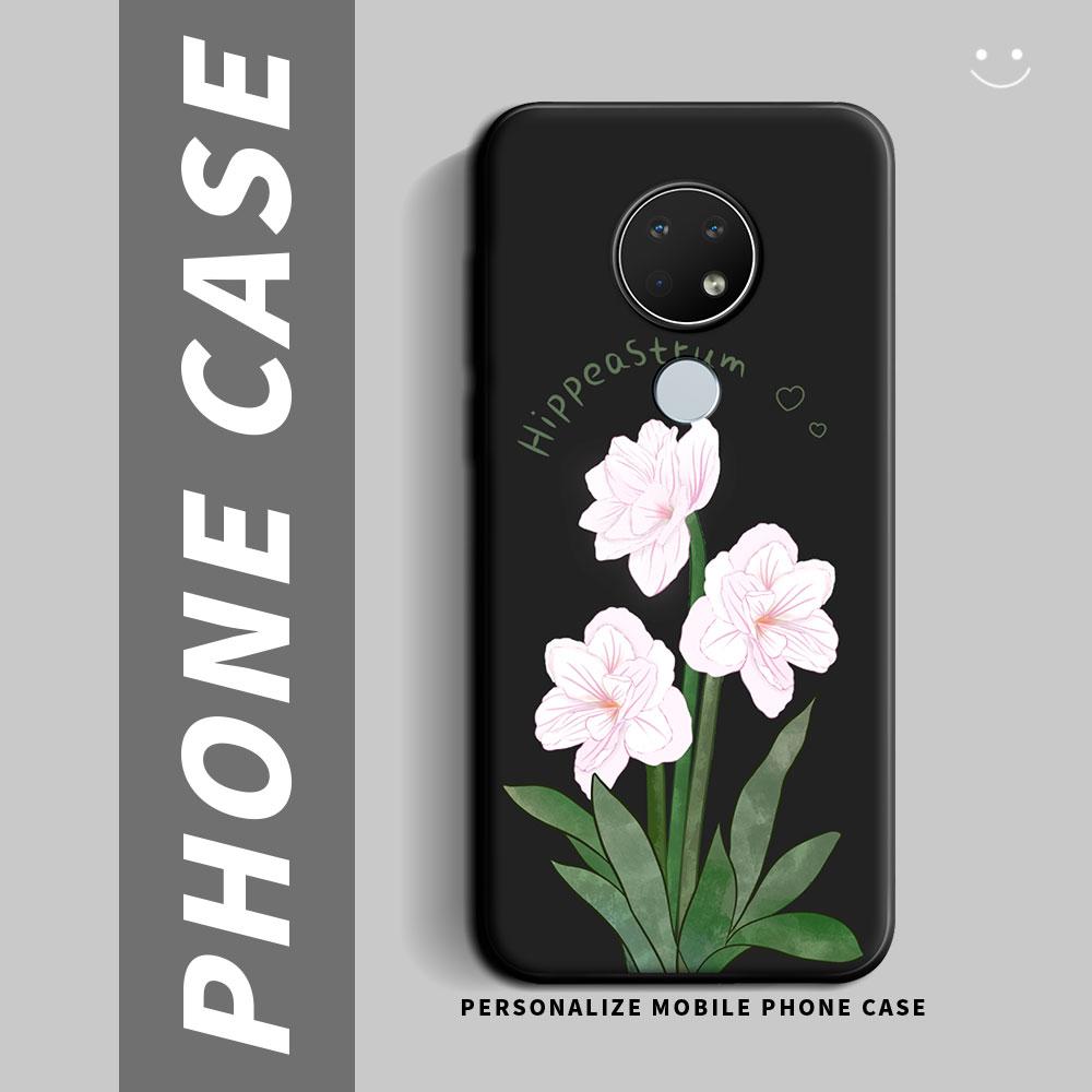 For Nokia 7.2 6.3 6.2 5.4 5.3 5.4 Case Cartoon Cute Flower Shockproof Silicone Soft Phone Case For Nokia 3.4 2.4 1.4 Back Cover