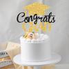 Congratulations 2024 Graduation Cake Topper Graduation Season Birthday Cake Insert Congrats Grad Party Decor Supplies