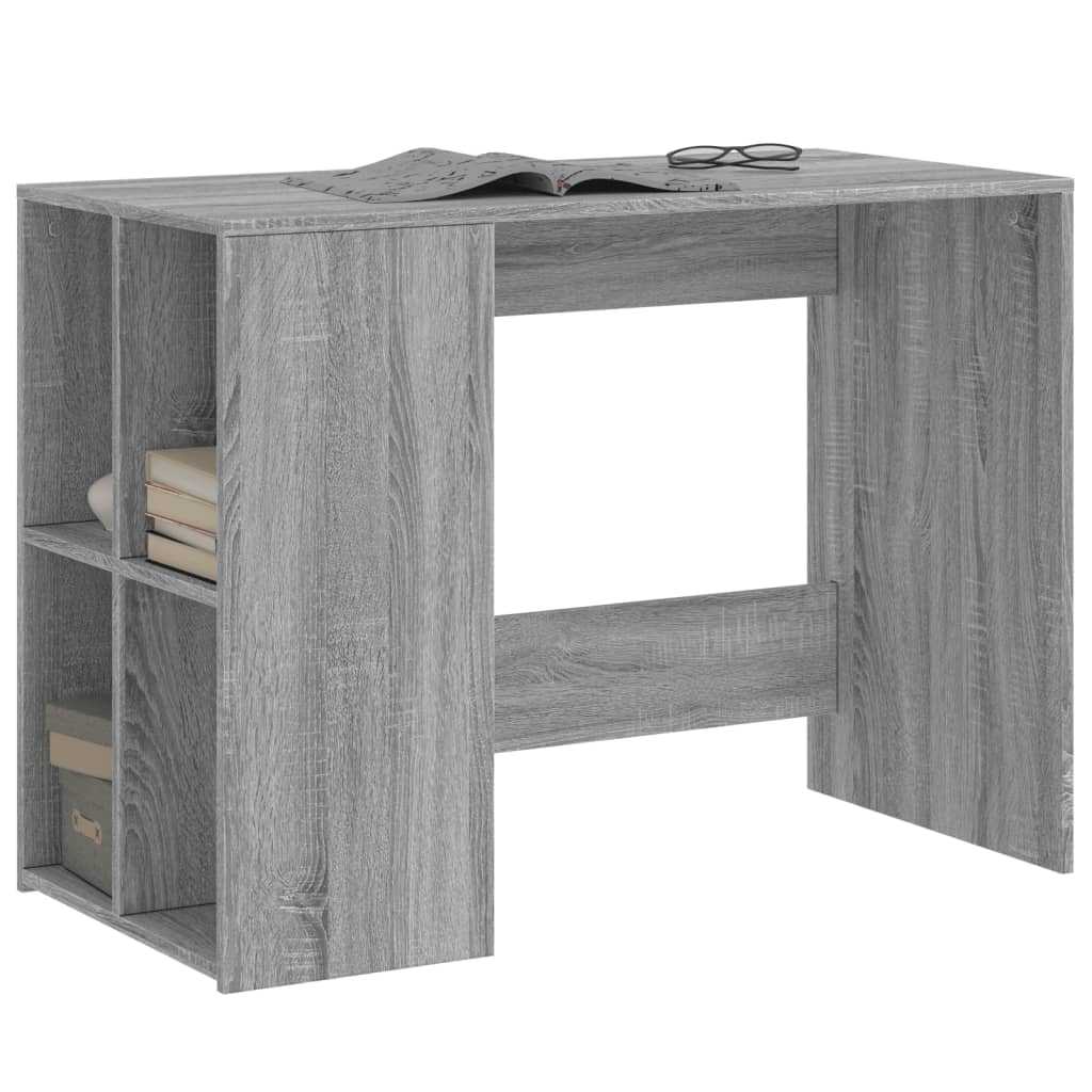 Desk Grey Sonoma 102 x 50 x 75 cm Engineered Wood