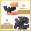 20Pcs Decorative Bat- Toys Adorable Halloween Decors Halloween Mini- Bats Halloween Accessory