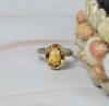 Citrine Ring, Gemstone Ring, Handmade Designer Ring, Bezel Ring, Anniversary Ring, Statement Ring, Wedding Gift