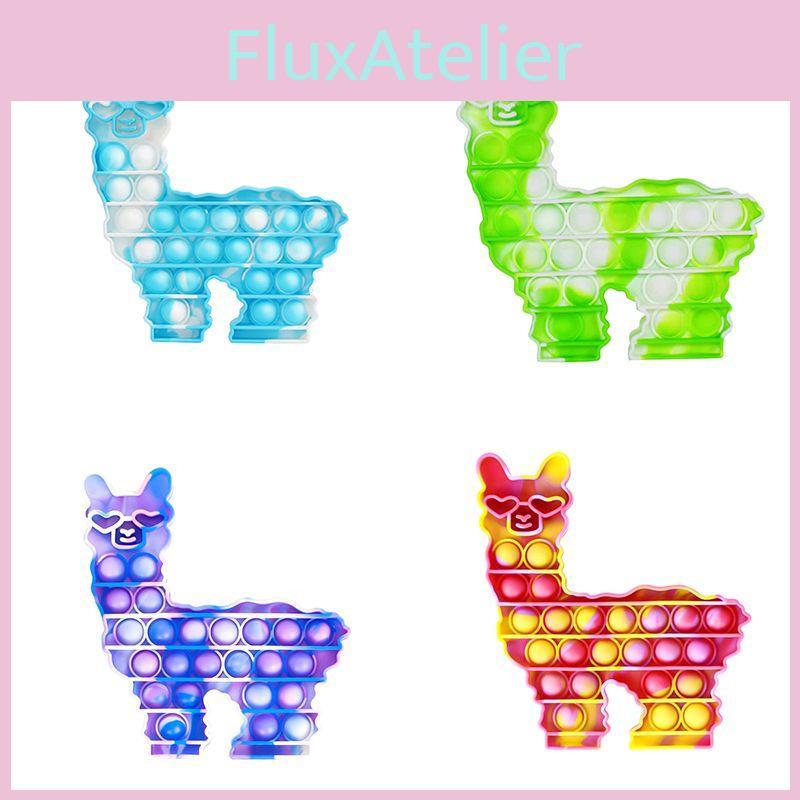 Яркая альпака поп-ит пуш-пузырь сенсорная игрушка для максимального снятия стресса