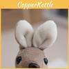 Adorable Plush Kangaroo Keychain Doll With Cute Design For Couples And Collectors