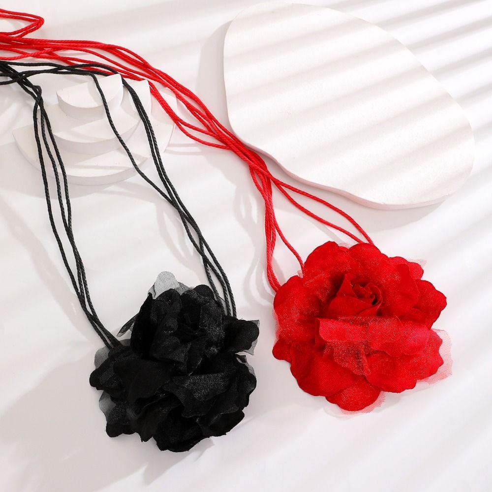Ethnic Style Flower Belt Vintage Bohemian Waistband Simple Weave Rope Belt Pants