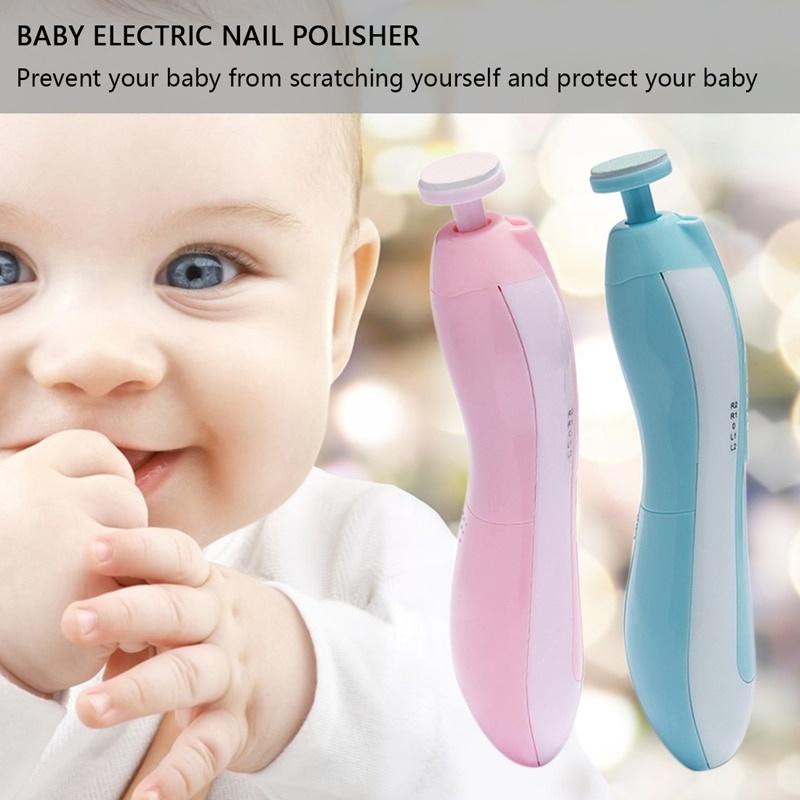 Safe Electric Nail Clipper Cutter Baby Nail Trimmer Manicure Pedicure Clipper Cutter Scissors Kids I