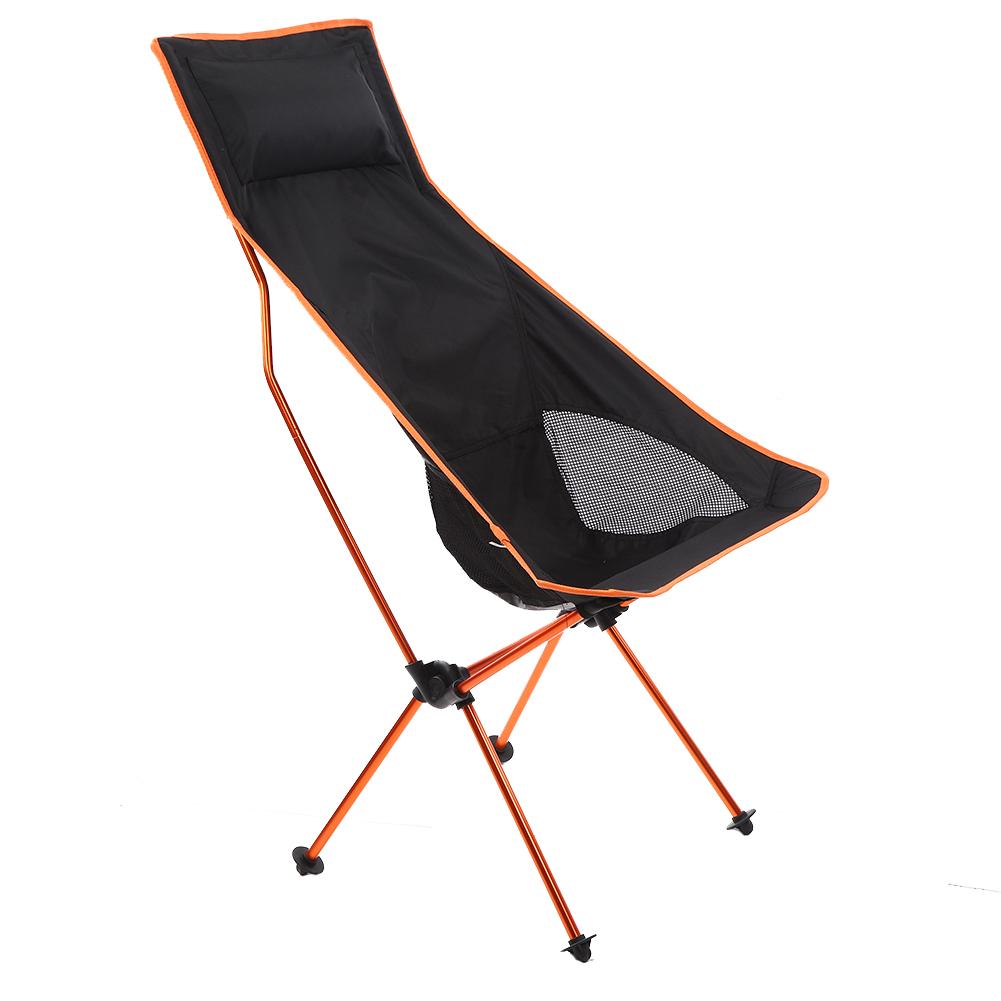 Складной стул 7075 алюминиевый сплав Moon Seat с подушкой для пляжа походов рыбалки пикника на открытом воздухе