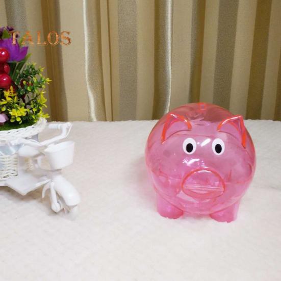 Копилка для хранения вещей с гладкой поверхностью, изысканное качество изготовления, уникальная коробка для экономии денег в форме милой мультяшной свиньи, домашний декор