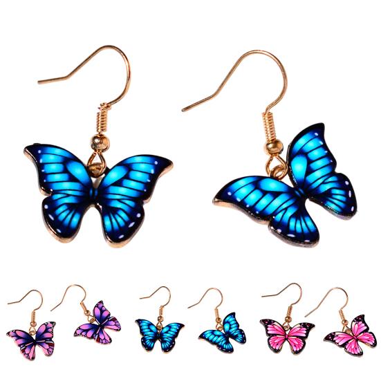 Стильные висячие серьги, противоаллергические аксессуары, винтажные красочные висячие серьги во французском стиле во французском стиле