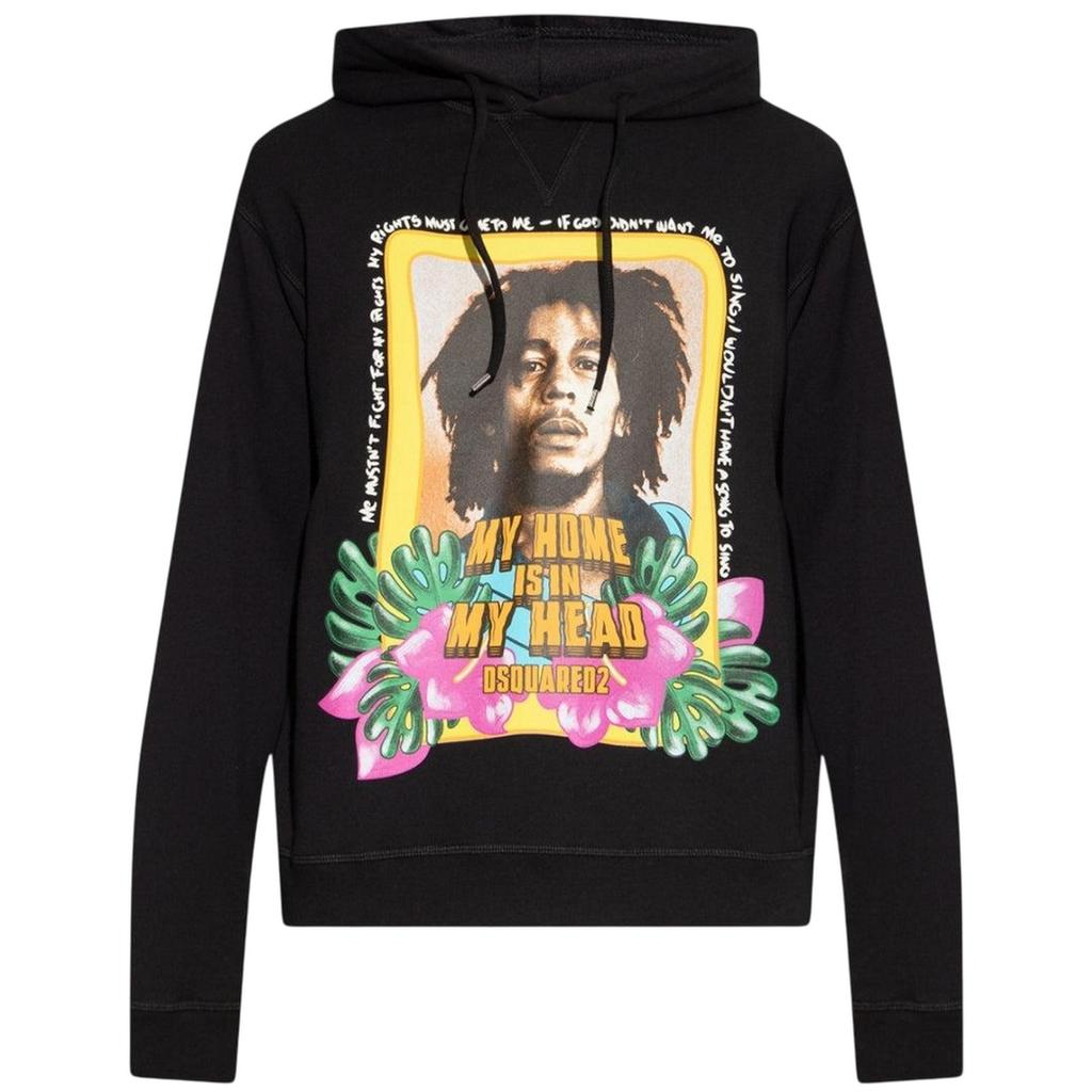 DSquared2 Mens Bob Marley Hoodie