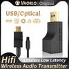 USB Optical Bluetooth Audio Transmitter Dual Stream Multipoint Hifi Stereo Low Latency Wireless Adapter For TV PC PS Series XBox