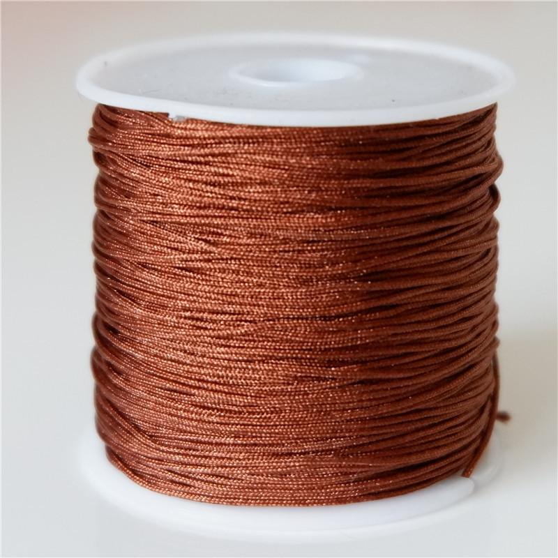 Тайваньская нефритовая линия №. 72 Нефритовое ожерелье Веревка плетеная нить Сделай сам ручная работа Китайский узел нить около 45 метров