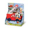 Camion de pompiers - Bluey - Figurines Bingo et Bluey - Autocollants inclus - Tuyau d'extinction - 3 ans et plus