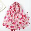 2024 Spring And Autumn Winter New Cotton And Hemp Long Thin Scarf Travel Versatile Sunscreen Warm Shawl For Women