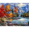 5D DIY Diamond Painting Landscape Map Embroidery Cross Stitch Rhinestone Mosaic Home Decor