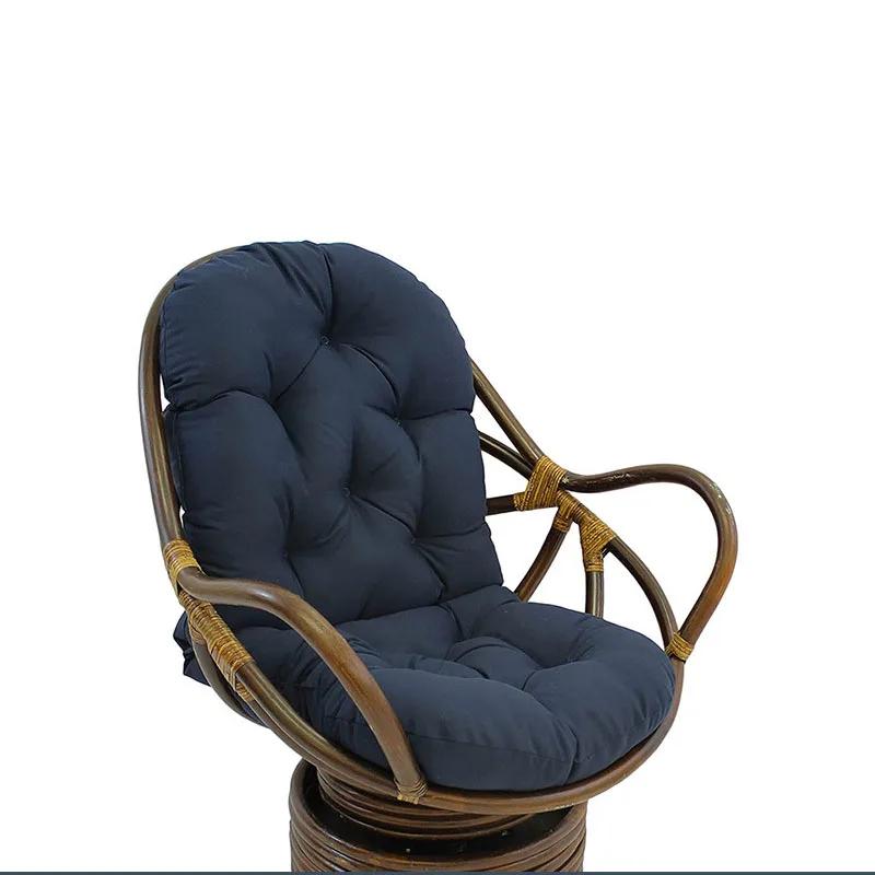Вращающаяся подушка-качалка, моющаяся, коврик для сиденья домашней мебели, утолщенная подушка для стула, декор для дома на открытом воздухе - в комплект не входит кресло-качалка