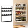 No-Drilling Wall-Mounted Kitchen Storage Shelf Multi-Purpose Storage Rack for Bathroom, Space-Saving Storage Organizer for Toiletries, Spices, Books