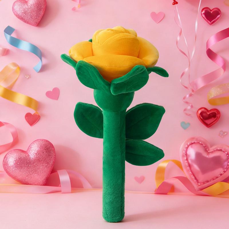 38CM Large Rose Flower Plush Toys Multi Colored Roses Plushie Doll A large Bouquet Flowers Pillow for Birthday Party Decor Gift