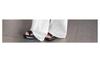 2026 High-Waist Cotton Linen White Wide-Leg Pants - Women's Anti-See-Through Straight-Leg Summer Casual 'Old Money' Style