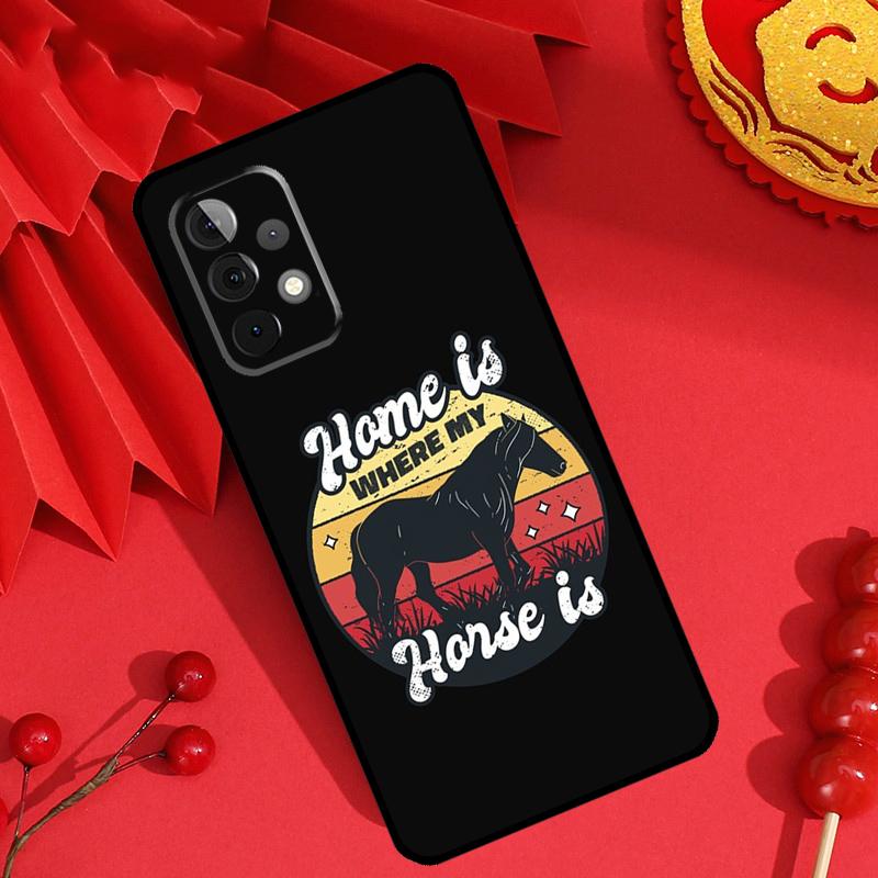 Дом Там, Где Лошадь Чехол Для Samsung Galaxy M13 M14 M12 M11 M15 M06 M16 M36 M56 M31 M53 M32 M52 M35 M55 M34 M54
