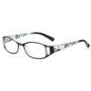 Women'S Elegant Print Of Flowers Reading Glasses Blue Light Blocking Ultra Light Comfortable Hd Clear Lens Far Sight Eyeglasses