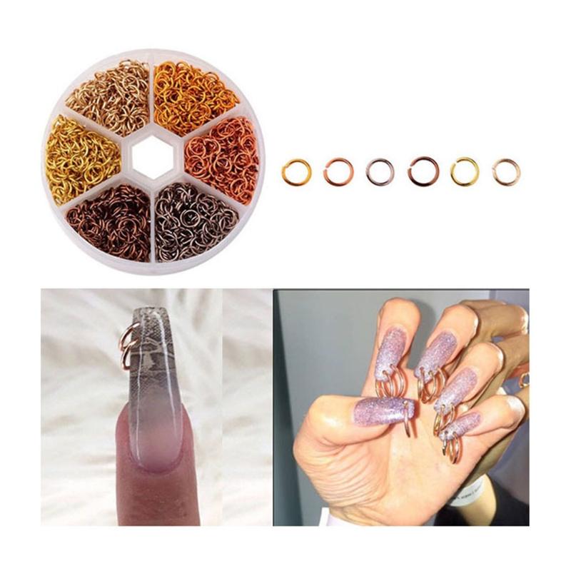 Nail Art Design Hanging Ornament Nail Tassel DIY Charms Elegant Pendant Dangle Ring Decors Set DIY Manicure Tools