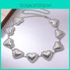 Fashion Heart Turquoise Waist Chain For Women With Metal Material And Elegant Design