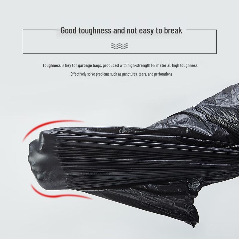 Homeglen Large Black Trash Bags