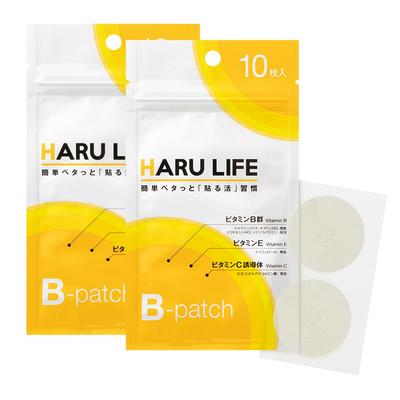 10 Пластырей Пластыри x 5 Набор из 2 Красота Здоровье Витамин B Витамин C Витамин E [Официальный] B-Patch Наклейка Жизнь, (2 листа), Патч, Патч, Комплекс,
